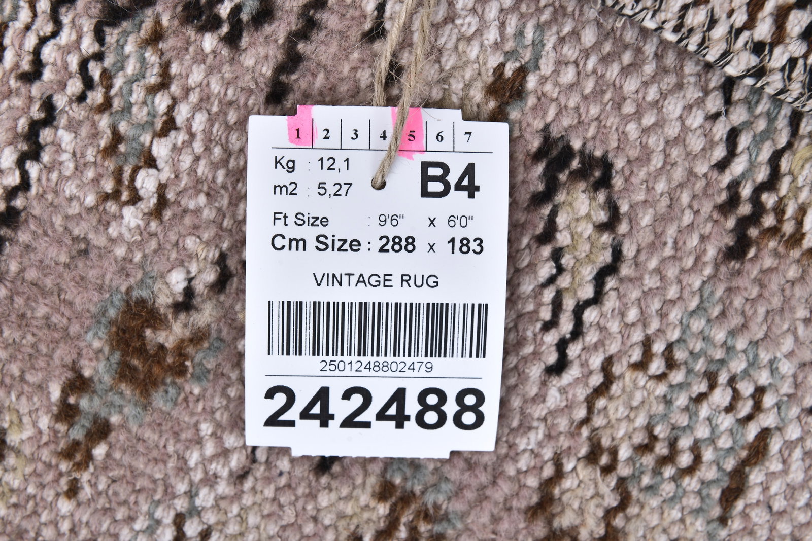 6'0'' x 9'5'' Turkish Vintage Runner Rug - 242488 - 15