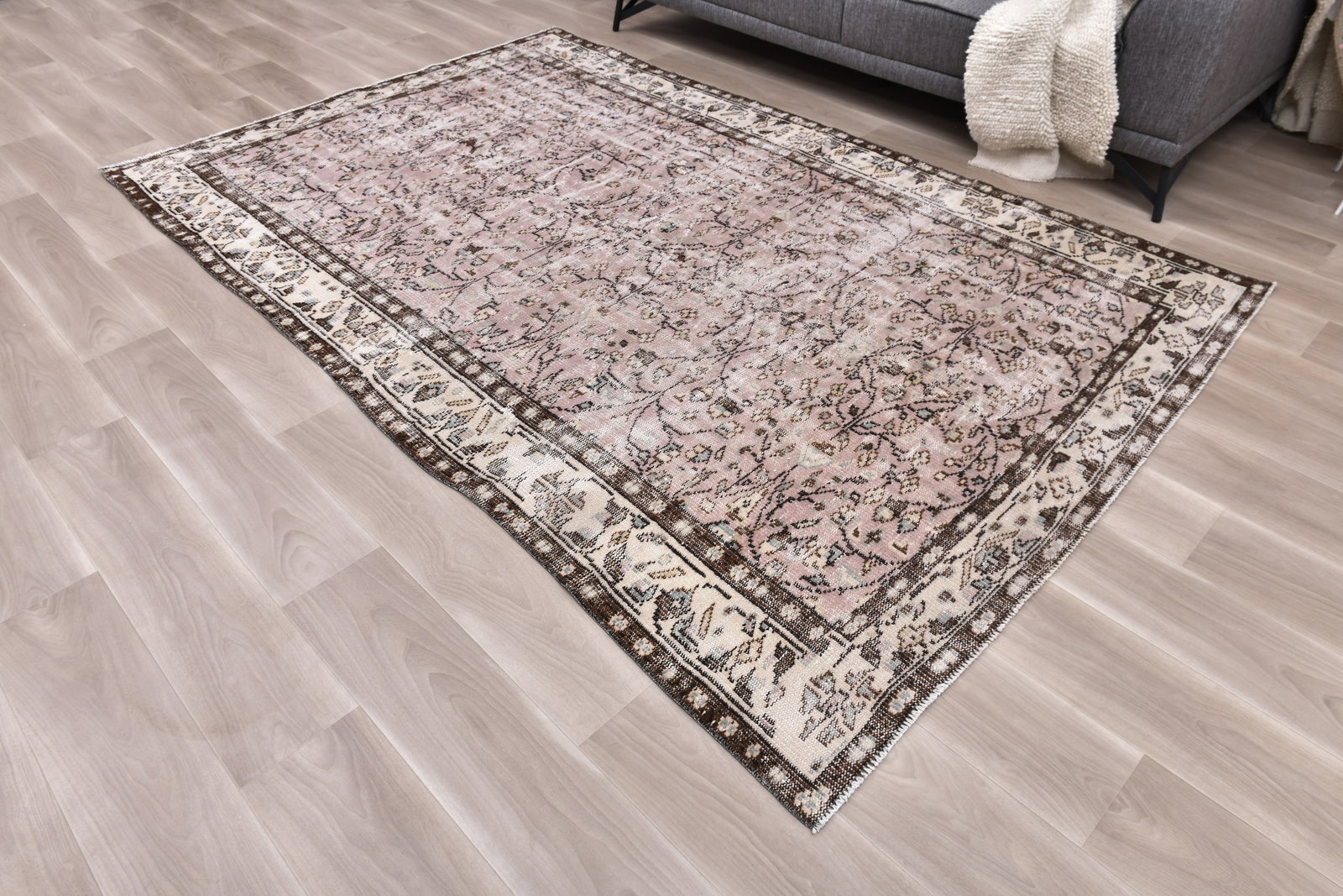 6'0'' x 9'5'' Turkish Vintage Runner Rug - 242488 - 2