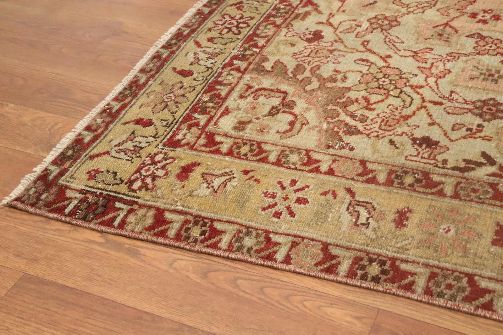 Pre-1900 Antique Malayer Vegetable Dye Persian Rug 4x6 - 13