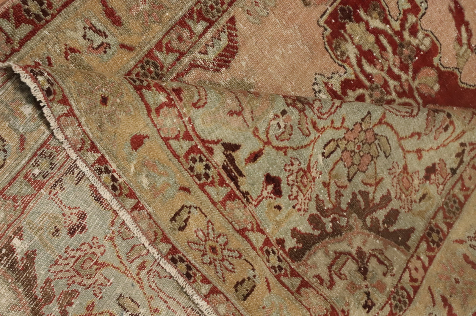Pre-1900 Antique Malayer Vegetable Dye Persian Rug 4x6 - 14