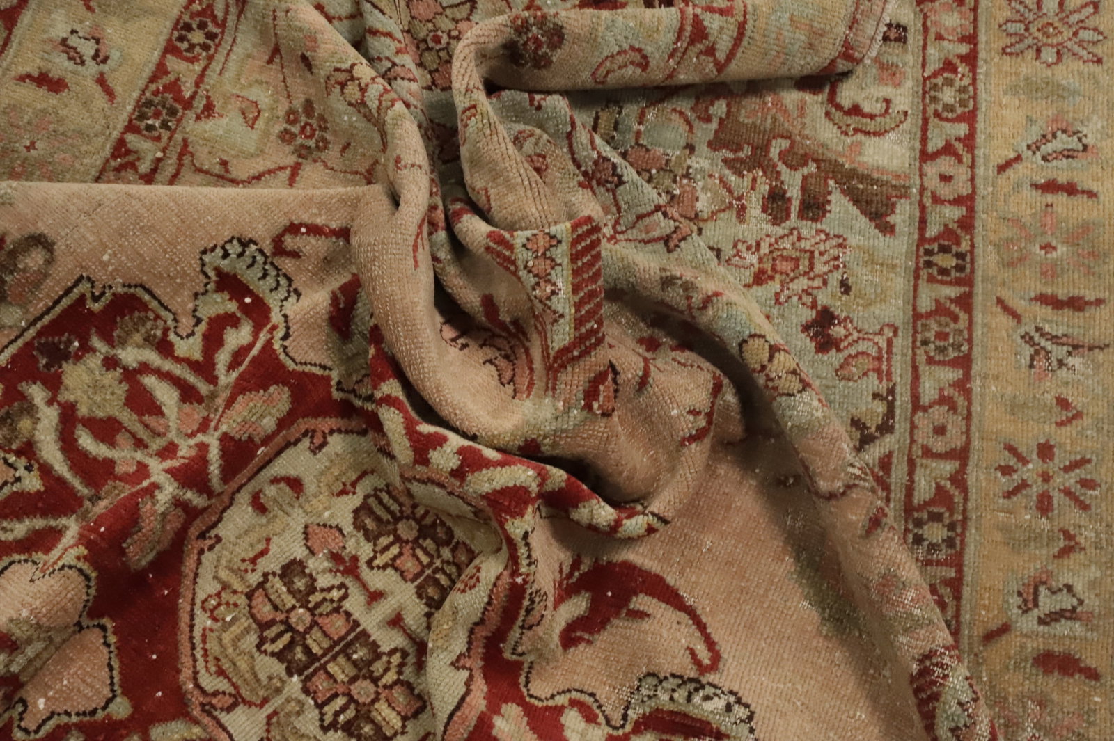Pre-1900 Antique Malayer Vegetable Dye Persian Rug 4x6 - 15