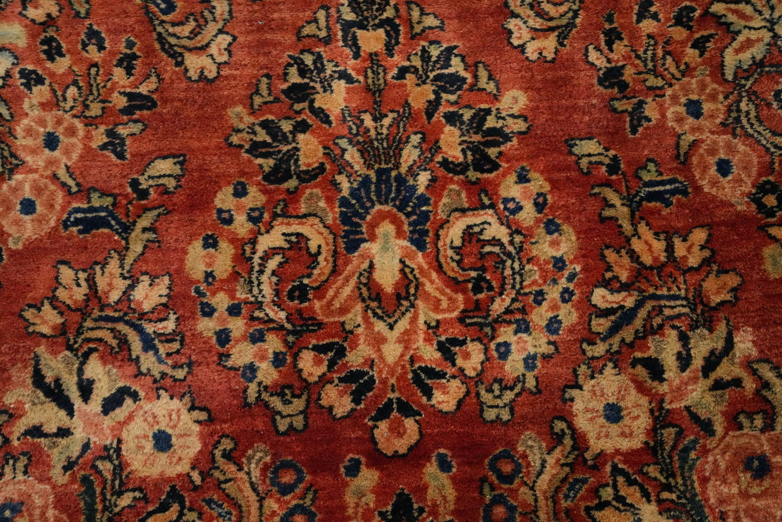 Antique Vegetable Dye Sarouk Persian Large Rug 12x21 - 5