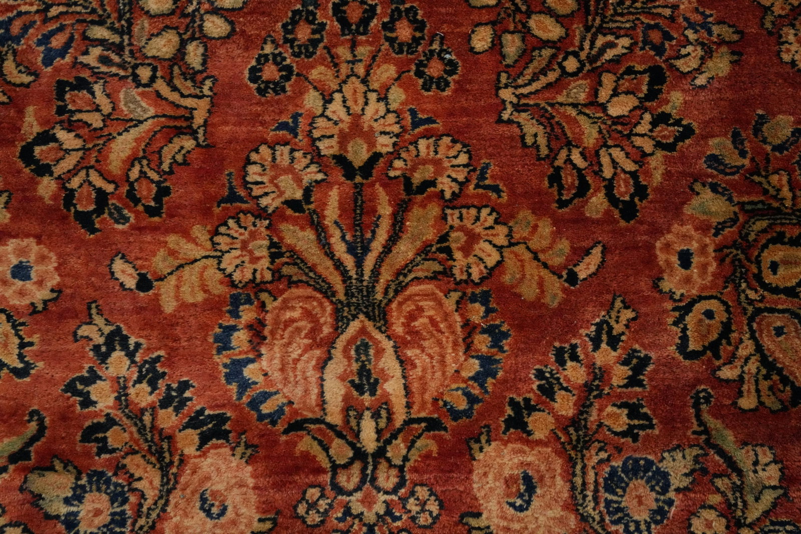 Antique Vegetable Dye Sarouk Persian Large Rug 12x21 - 6