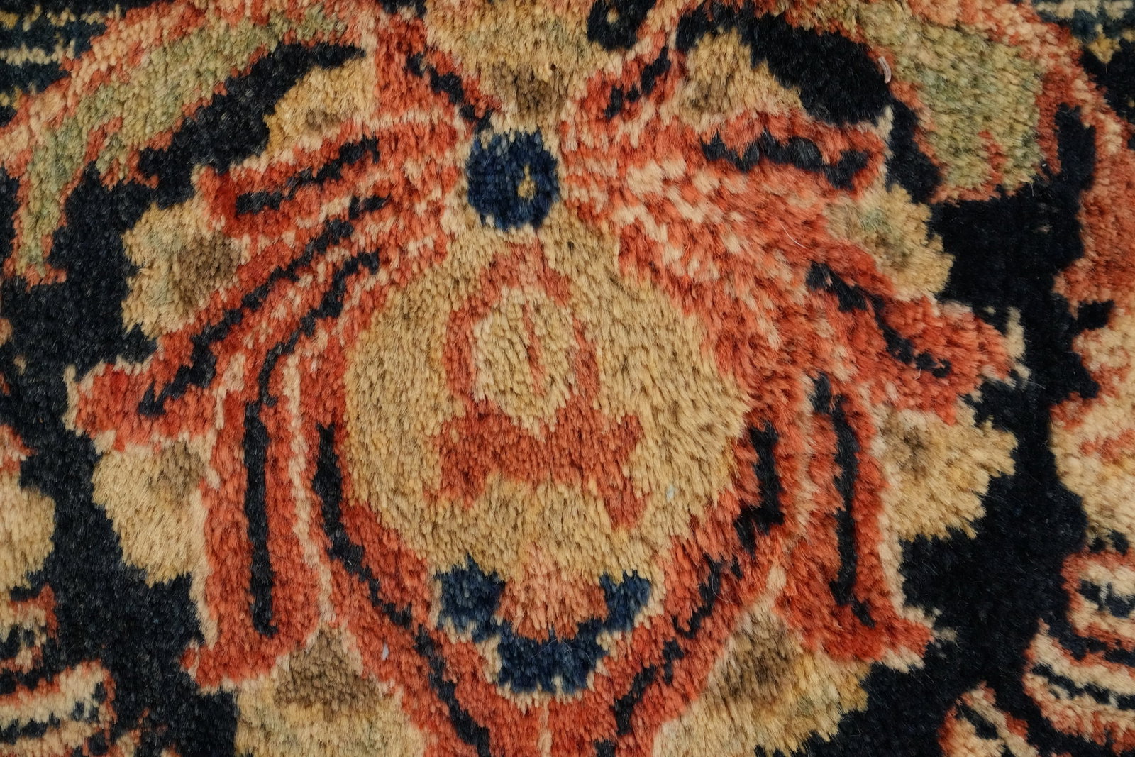 Antique Vegetable Dye Sarouk Persian Large Rug 12x21 - 8