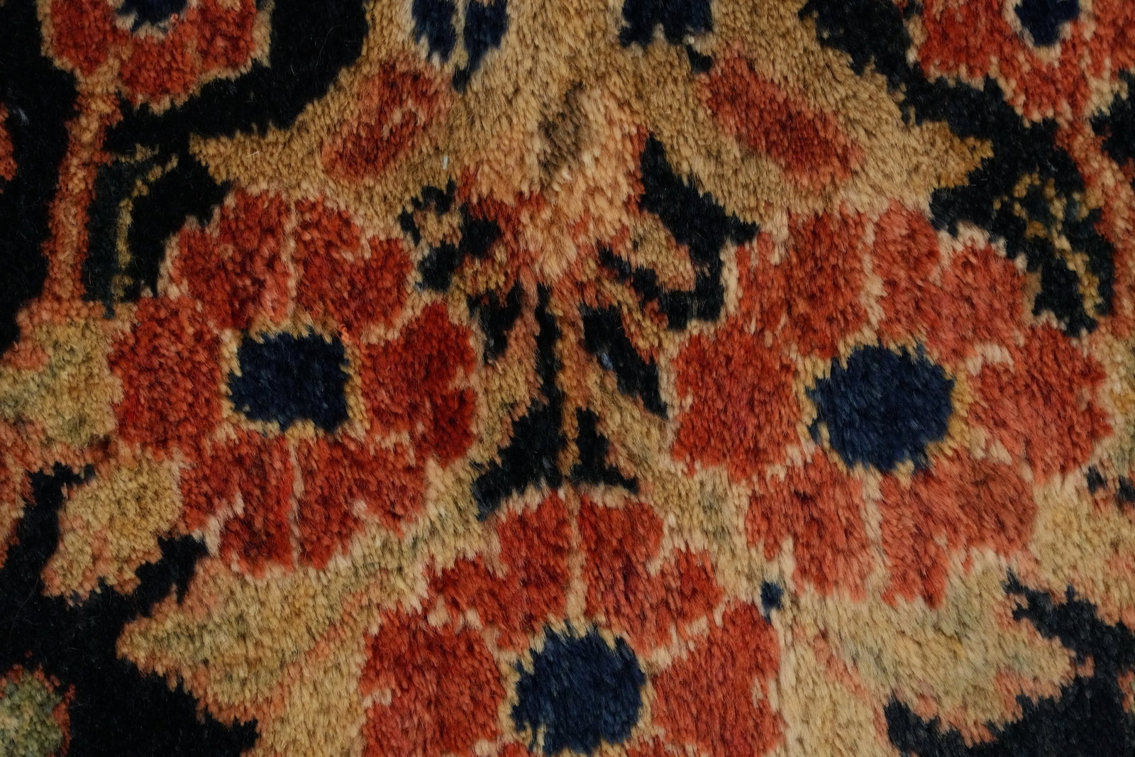 Antique Vegetable Dye Sarouk Persian Large Rug 12x21 - 9