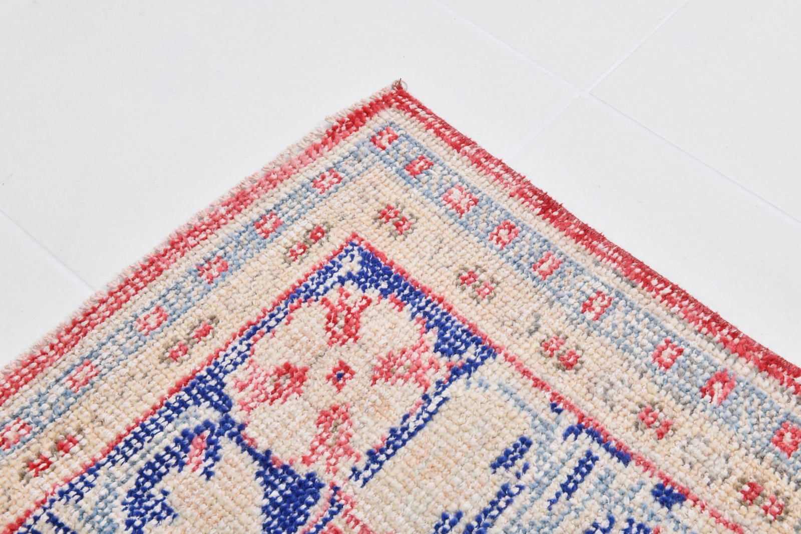7'4'' x 10'4'' Handmade Vintage Wool Rug - 20768 - 10