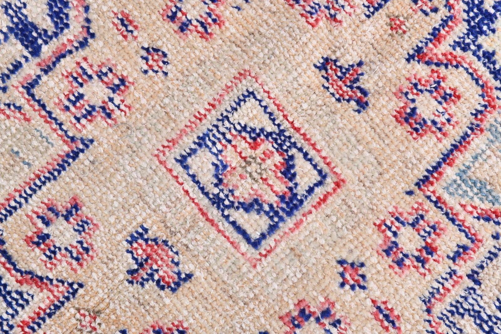7'4'' x 10'4'' Handmade Vintage Wool Rug - 20768 - 7