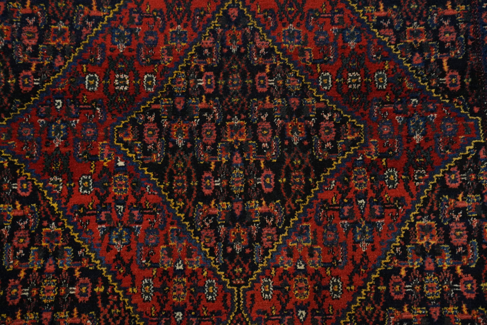 Pre-1900 Antique Bibikabad Persian Runner Rug 4x19 - 7
