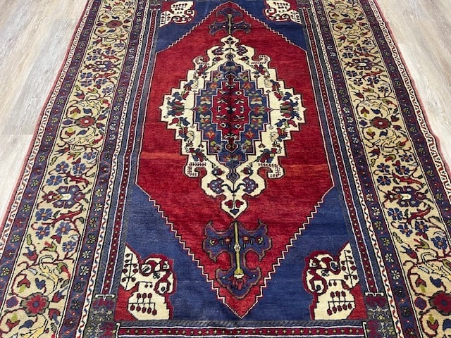 Antique Turkish Village rug-964/31 - 3