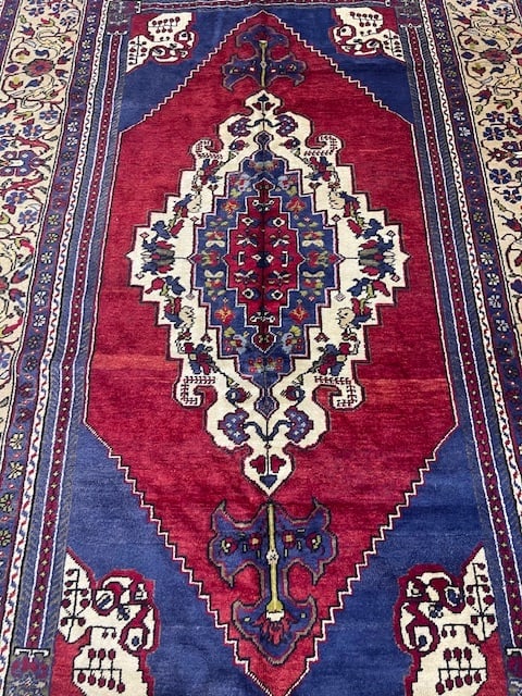 Antique Turkish Village rug-964/31 - 5