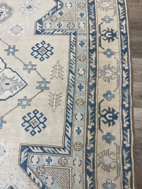 Antique Turkish Caucasian Design Rug-5368 - 4