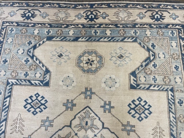 Antique Turkish Caucasian Design Rug-5368 - 5
