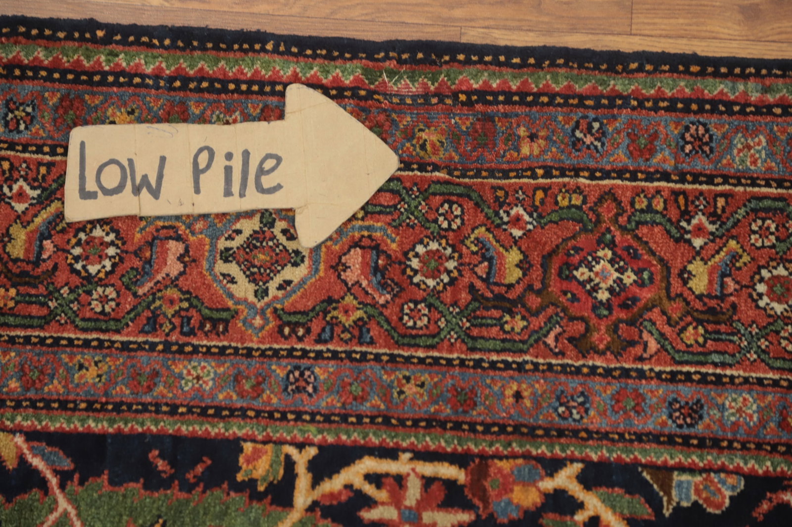 Antique Vegetable Dye Sarouk Farahan Persian Rug 4x7 - 11