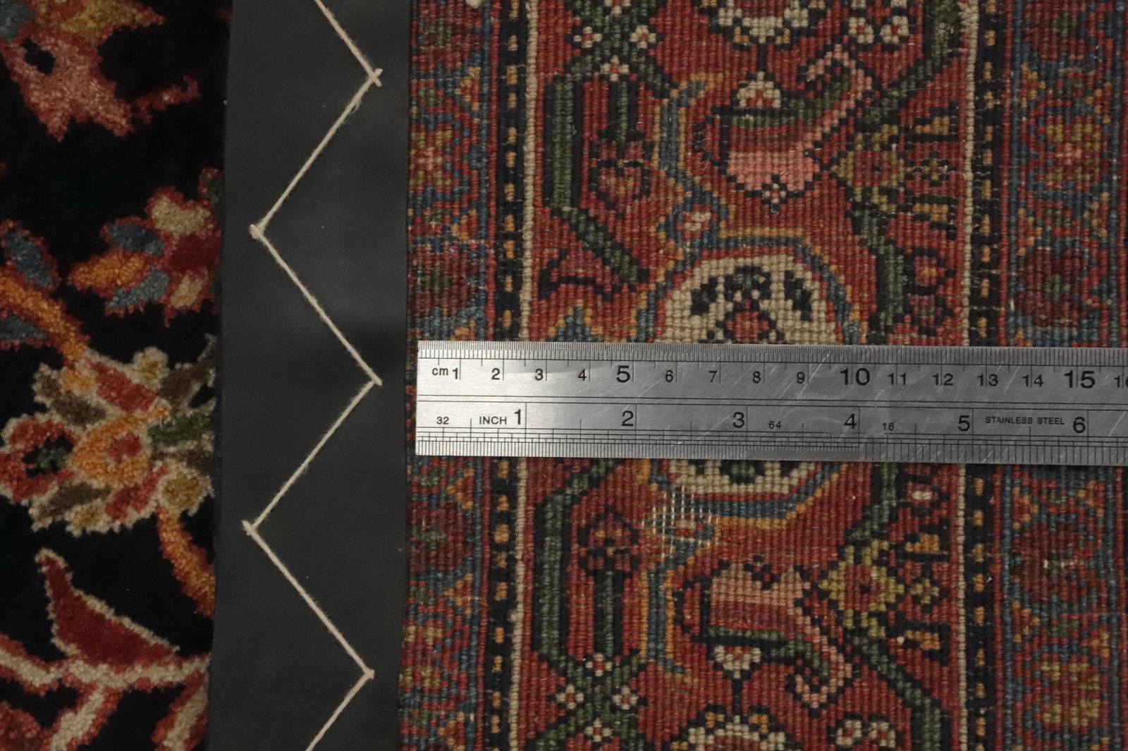 Antique Vegetable Dye Sarouk Farahan Persian Rug 4x7 - 18