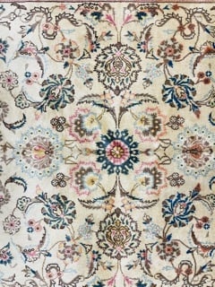 Vintage Persian Kashan Rug-4801 - 5