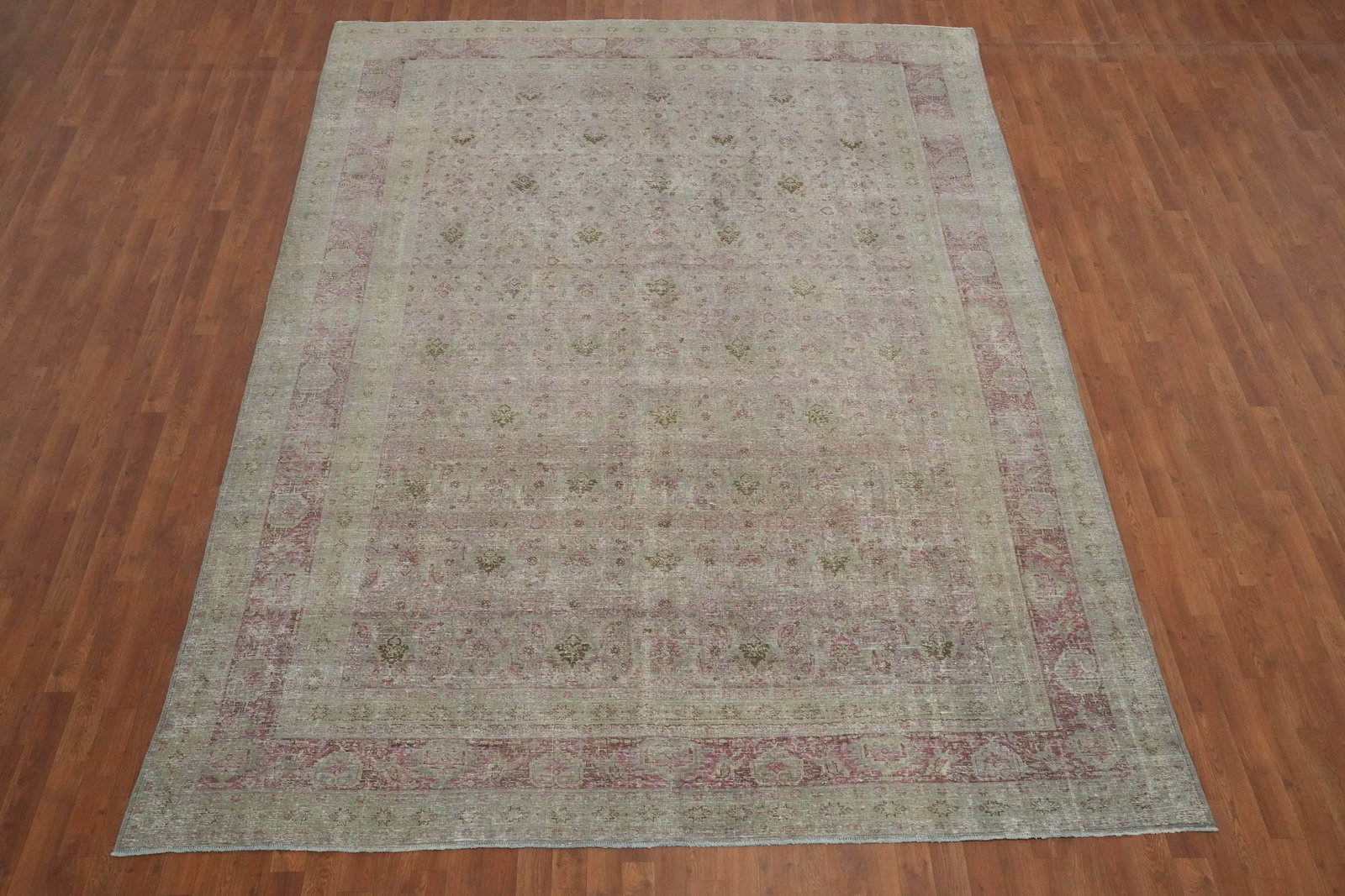 Antique Vegetable Dye Mahal Persian Area Rug 9x12 - 2
