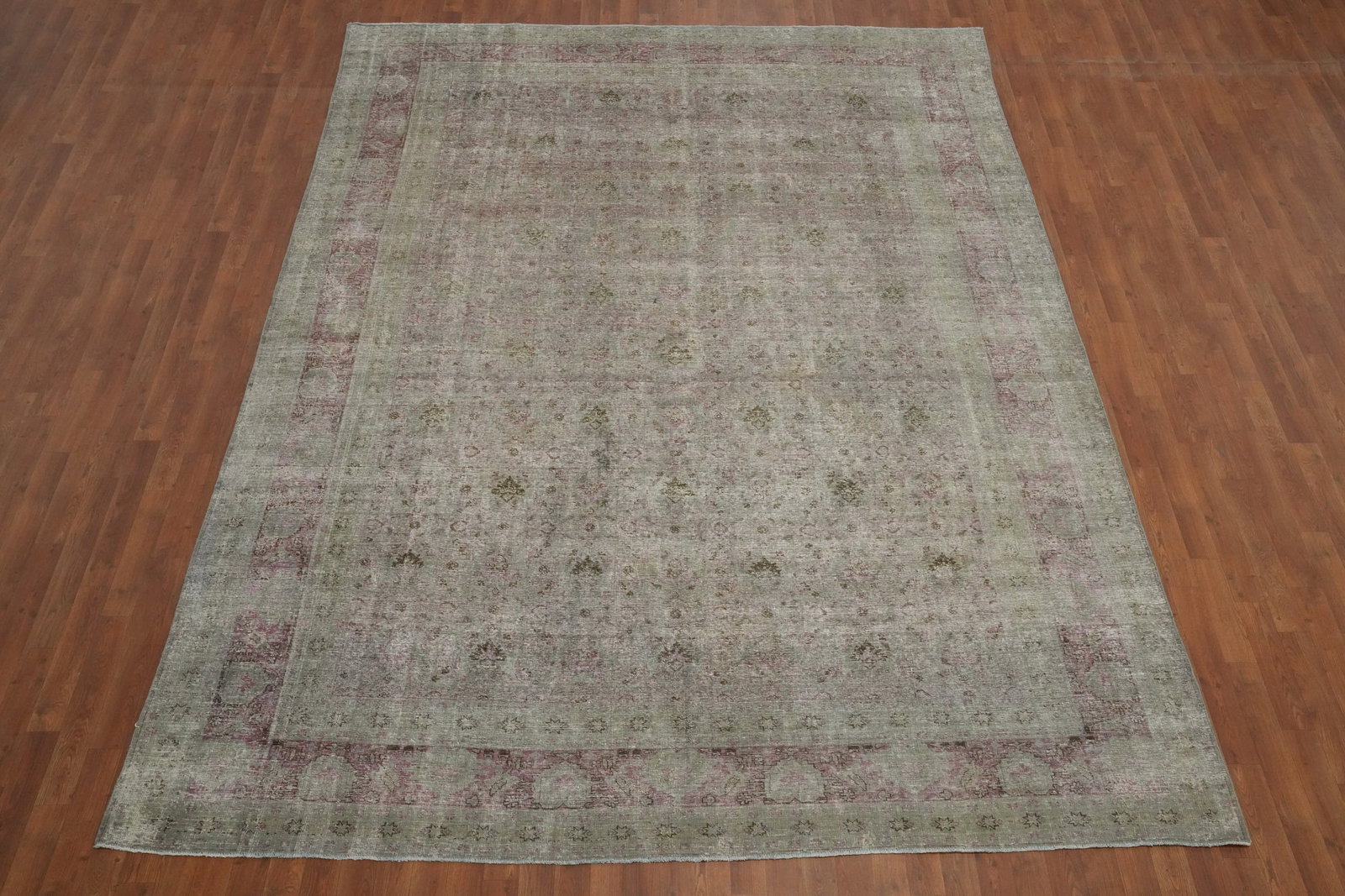 Antique Vegetable Dye Mahal Persian Area Rug 9x12 - 4