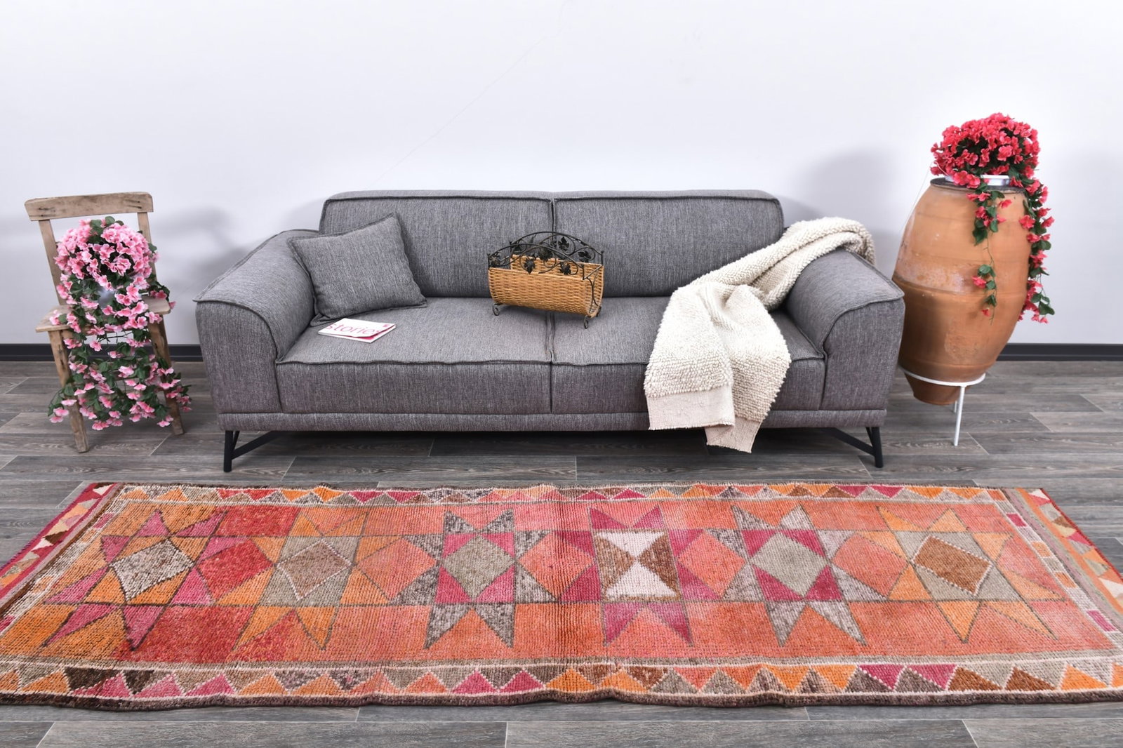 3'0'' x 10'2'' Vintage Wool Runner Rug - 243947 (1 of 15)