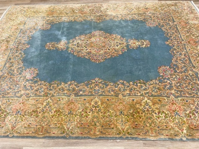 Antique Persian Kirman rug-5196 - 8