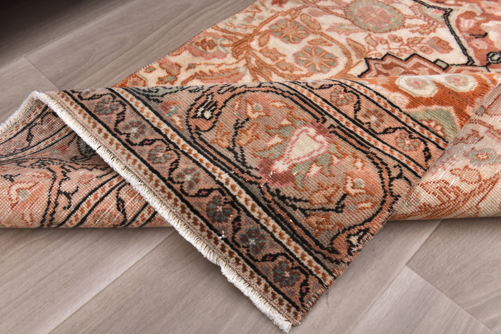 2'3'' x 6'11'' Turkish Vintage Runner Rug - 242347 - 12