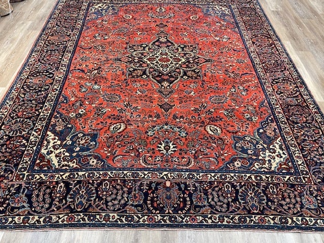 Fine antique Persian Malayer Rug-5170: Title:Fine antique Persian Malayer Rug-5170 Description:Gorgous antique Persian Malayer rug from west of Persia, size 8 ft. 2 inches by 10 ft. 2 inches, circa 1930, excellet conditiom with agood pile 