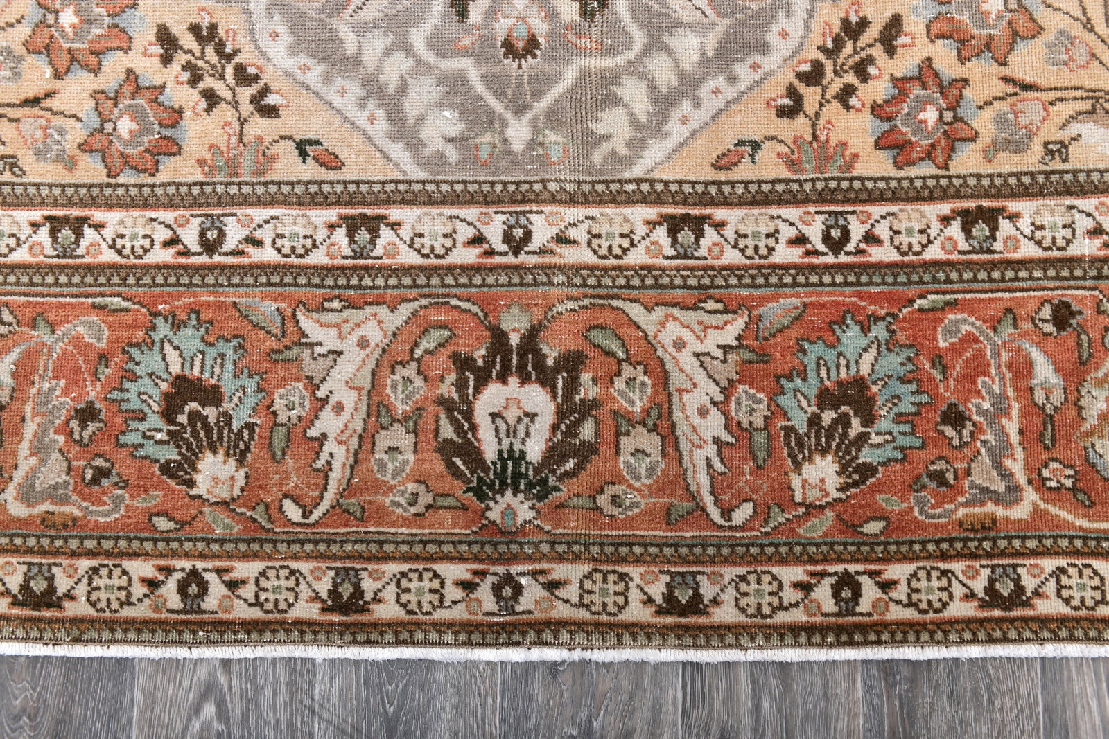 9'9'' x 12'11'' Handmade Vintage Wool Rug - 243667 - 8