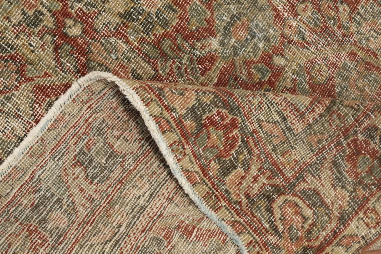 Antique Floral Bakhtiari Persian Rug 4x6 - 16