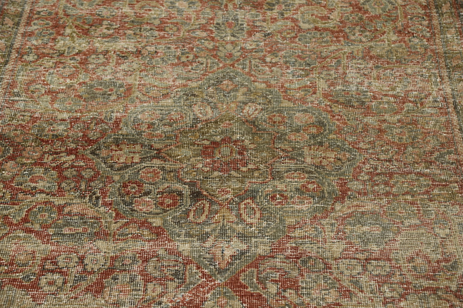 Antique Floral Bakhtiari Persian Rug 4x6 - 5