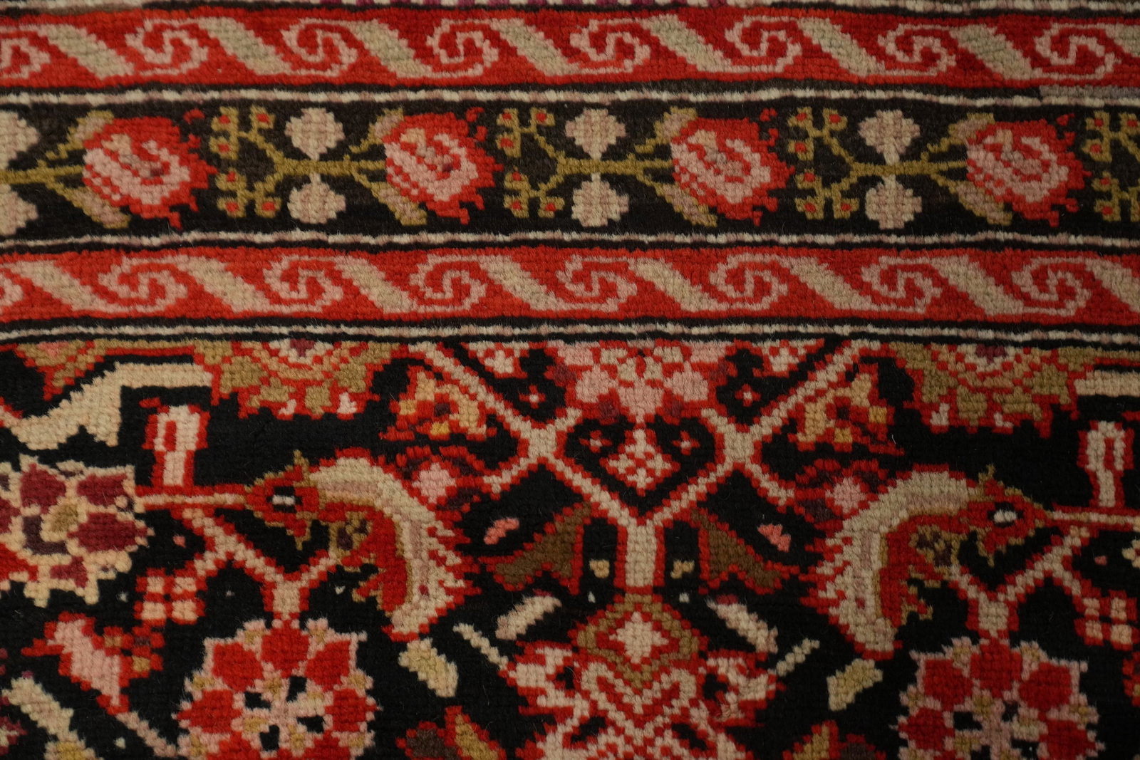 Antique Karabagh Vegetable Dye Runner Rug 4x19 - 6