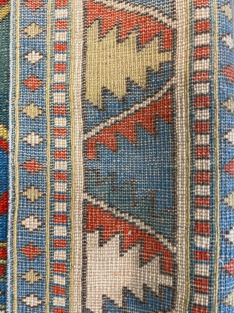 Antique Facharlo Kazak Caucasian Rug-5166 - 8