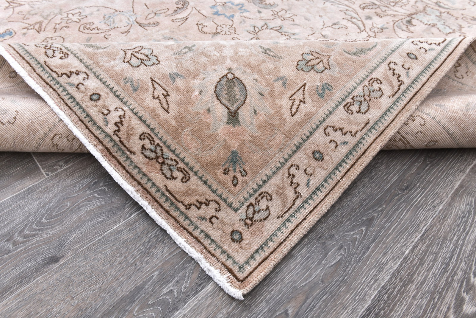 9'9'' x 12'10'' Unique Handmade Vintage Rug - 242397 - 12