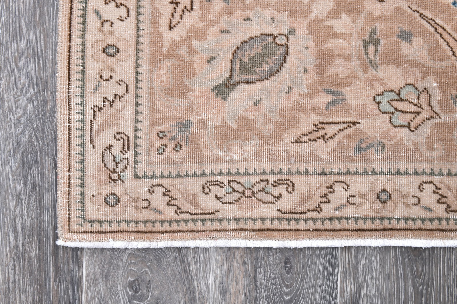 9'9'' x 12'10'' Unique Handmade Vintage Rug - 242397 - 8