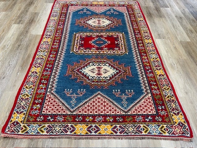Antique Kazak Design Moroccon Rug-5144 (1 of 9)