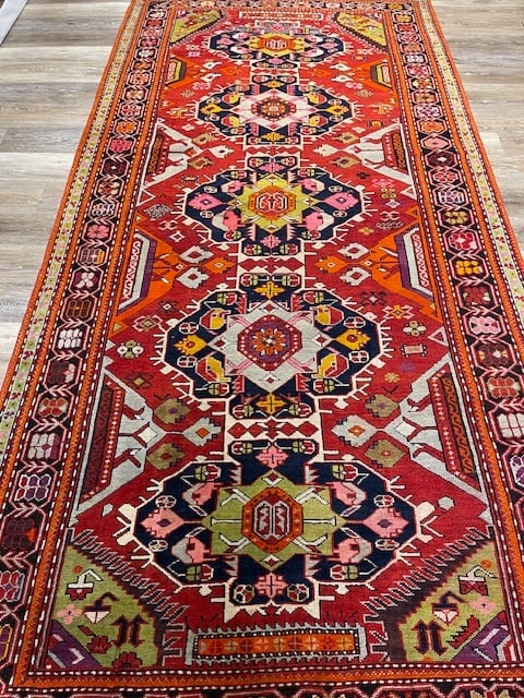 Colorful antique Karabagh Caucasian Rug-5156 - 2