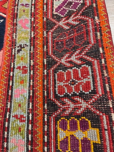 Colorful antique Karabagh Caucasian Rug-5156 - 8