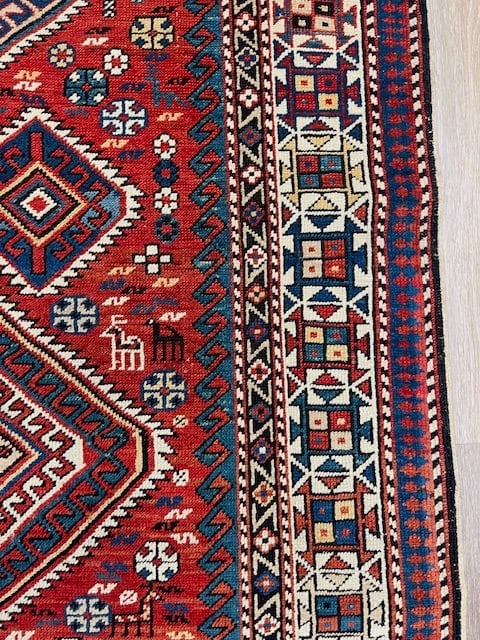 Antique Shirvan Caucasian Rug-4989 - 6