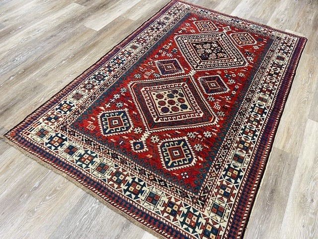 Antique Shirvan Caucasian Rug-4989 - 7