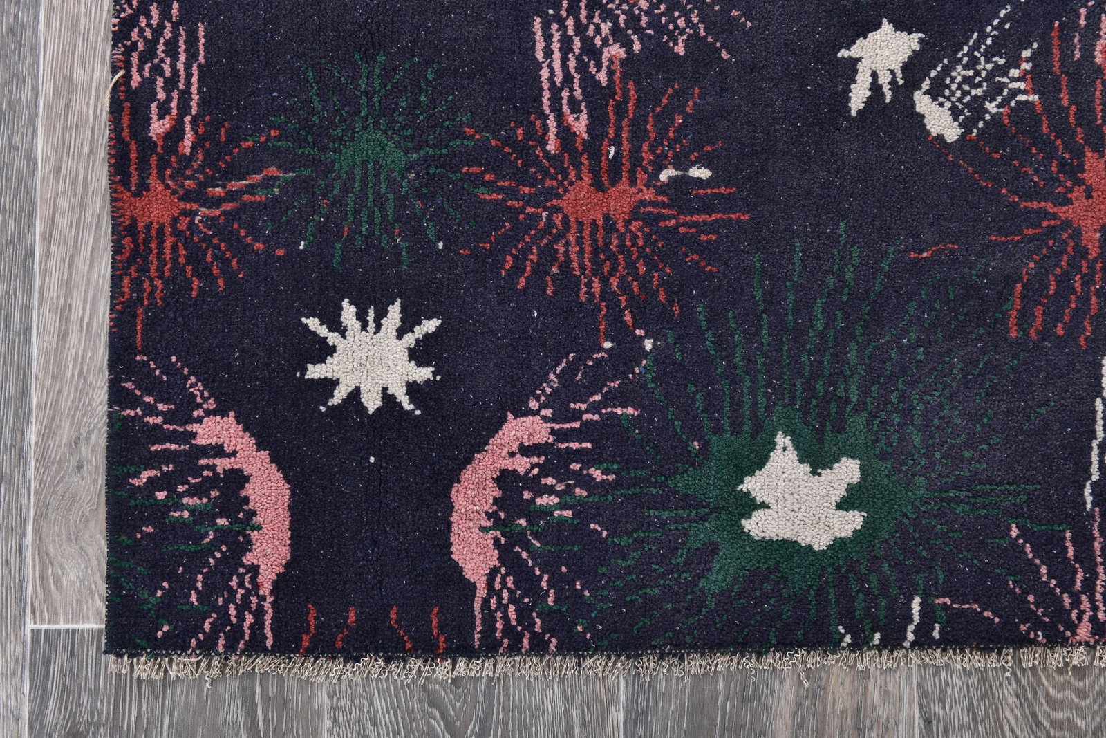 2'7'' x 7'0'' Handmade Vintage Wool Rug - 244060 - 8