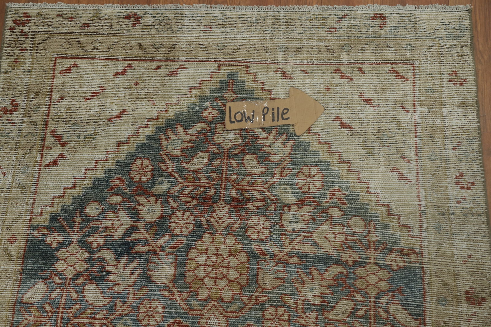 Antique Vegetable Dye Mashad Persian Runner Rug 3x9 - 12