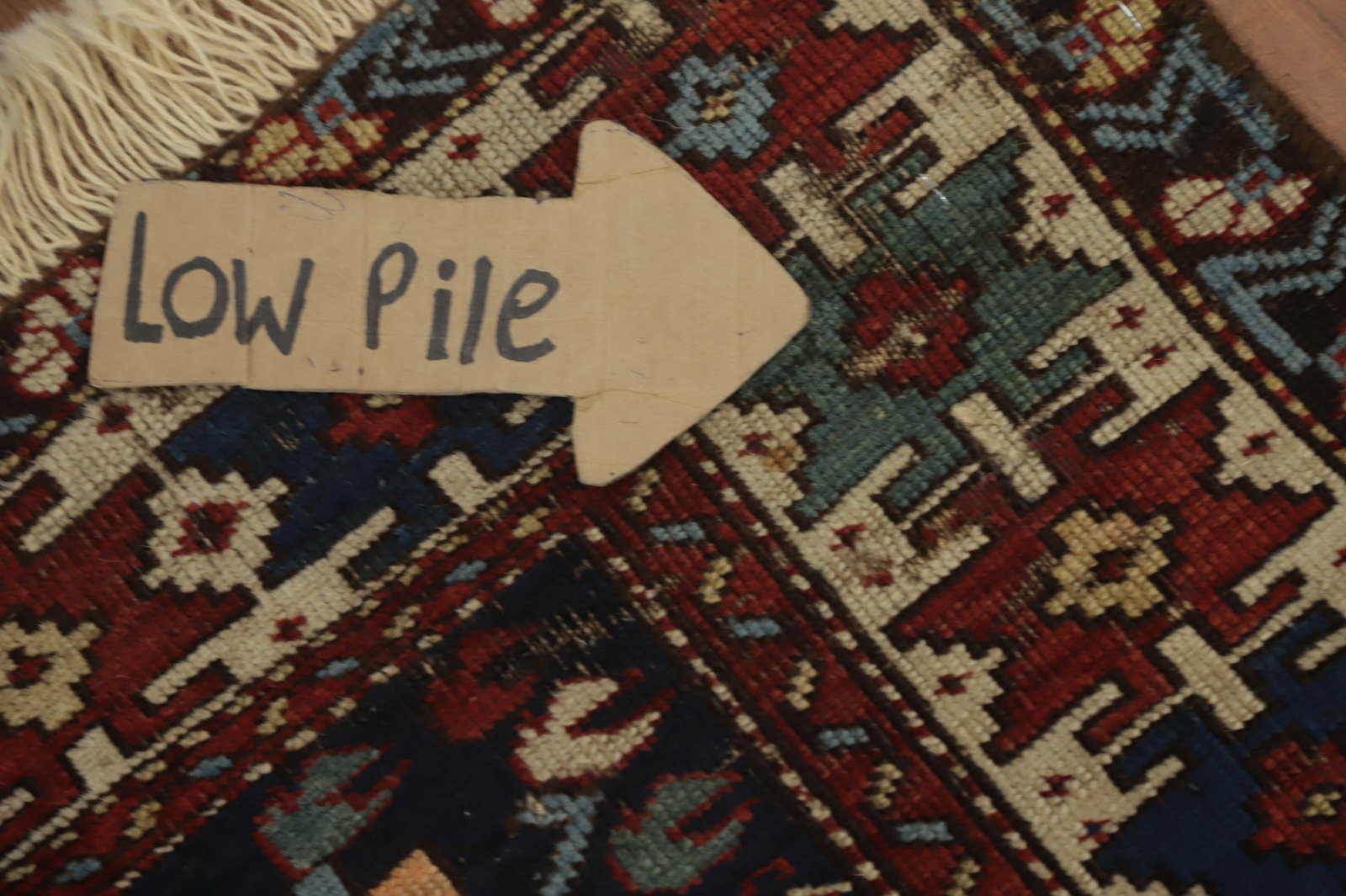 Antique Vegetable Dye Kazak Persian Rug 4x5 - 11