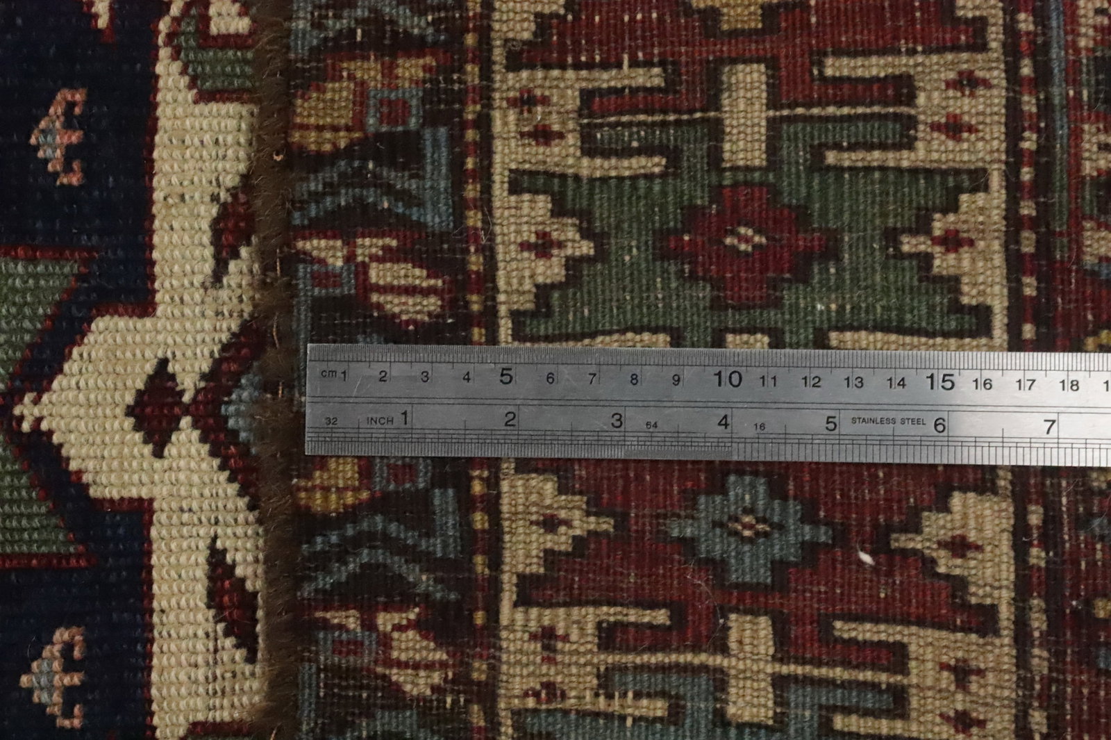 Antique Vegetable Dye Kazak Persian Rug 4x5 - 18