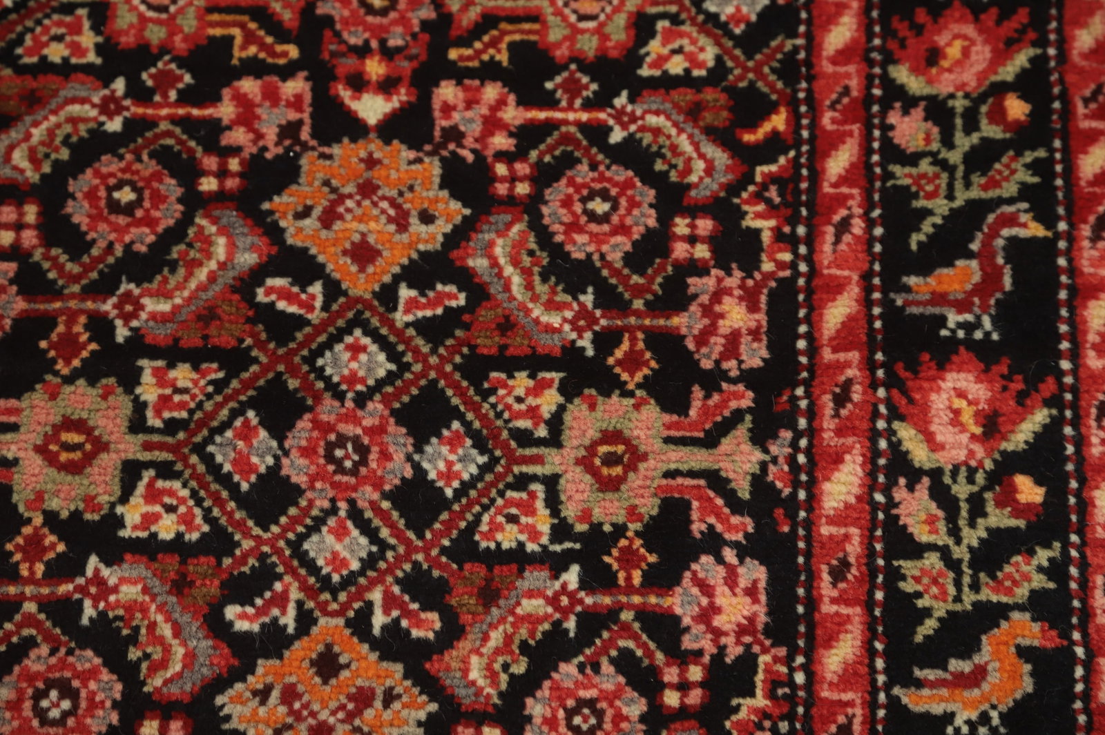 Antique Karabagh Vegetable Dye Runner Rug 4x16 - 10