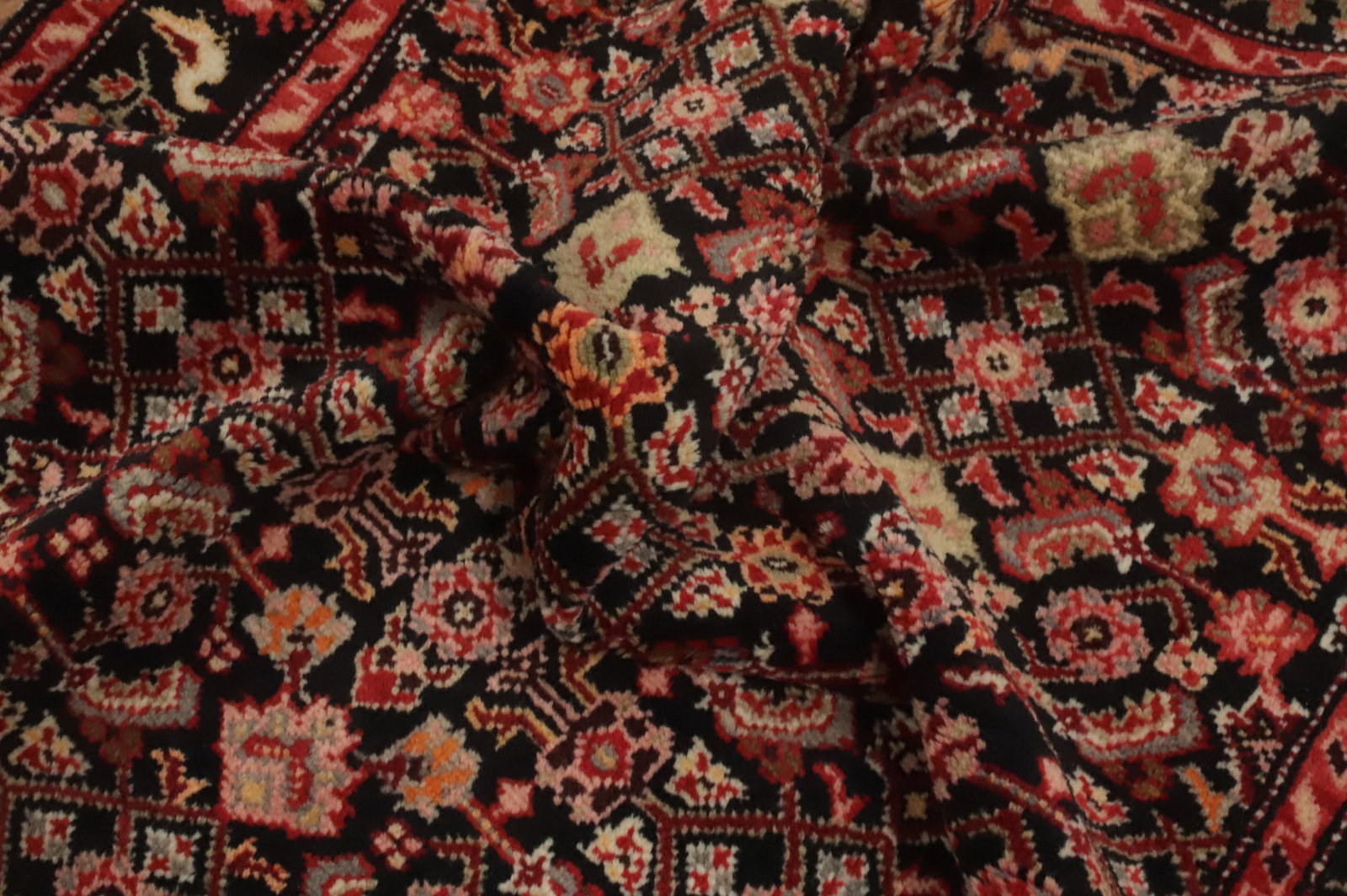 Antique Karabagh Vegetable Dye Runner Rug 4x16 - 17