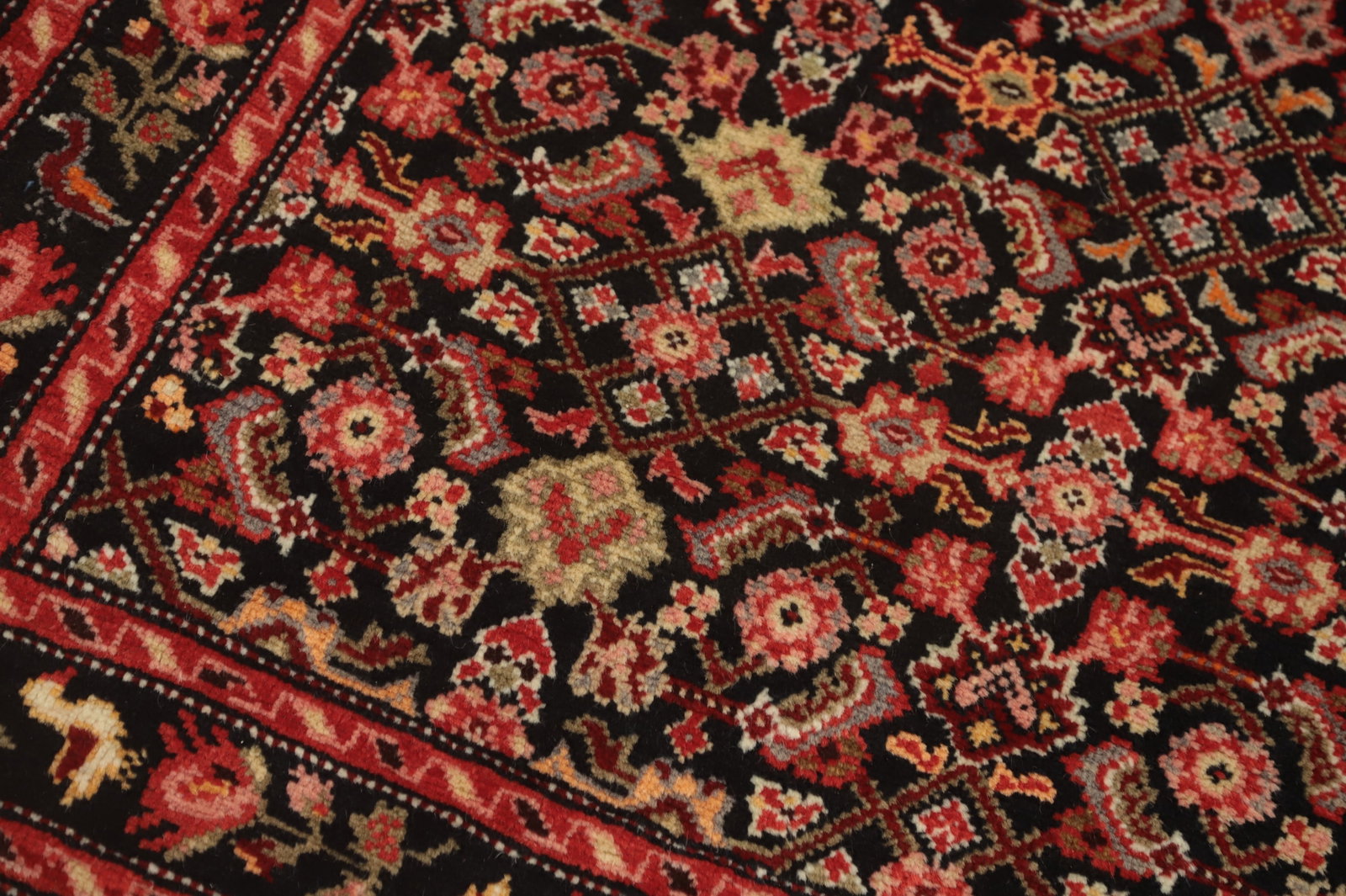 Antique Karabagh Vegetable Dye Runner Rug 4x16 - 6