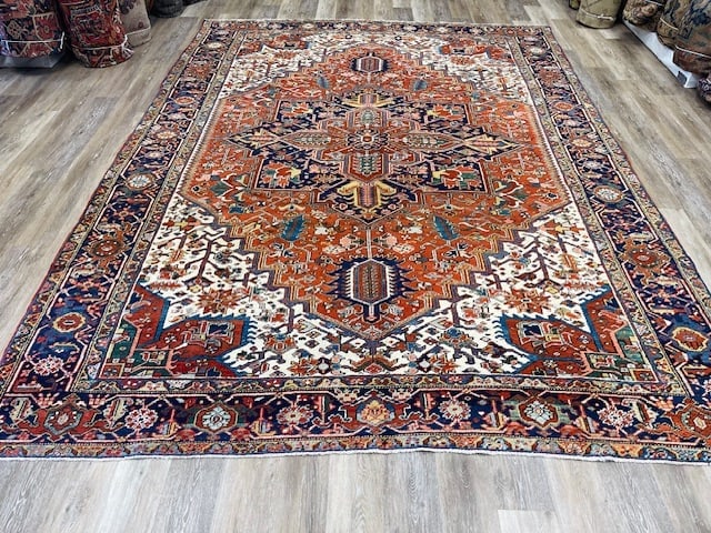 Antique Persian Heriz Rug-5186 (1 of 11)