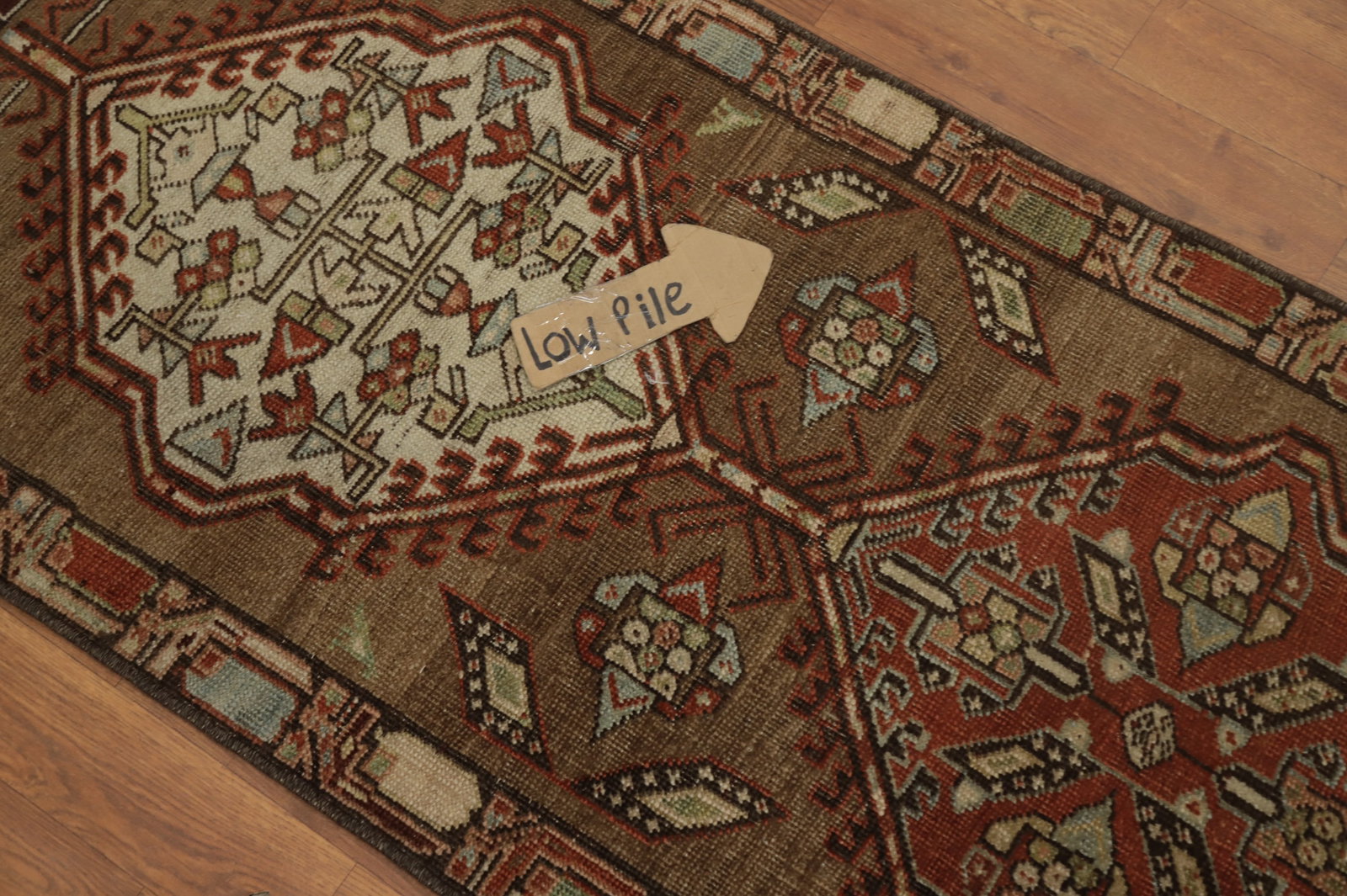 Antique Vegetable Dye Sarab Persian Runner Rug 2x14 - 12