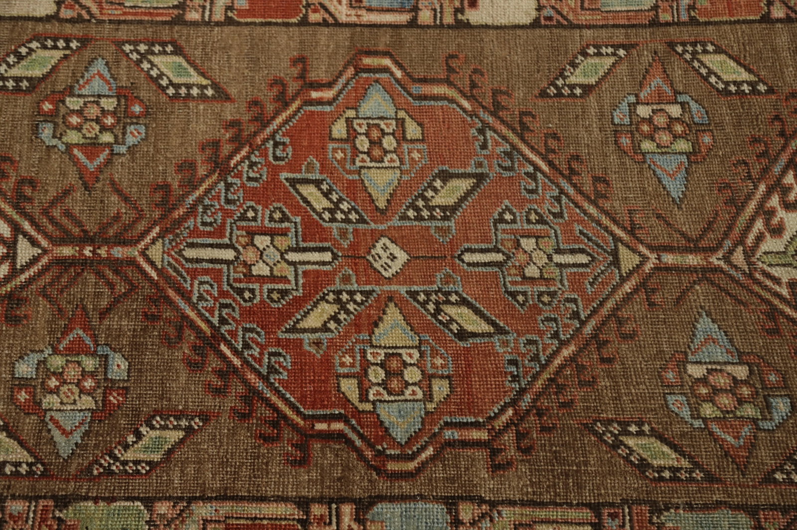 Antique Vegetable Dye Sarab Persian Runner Rug 2x14 - 5