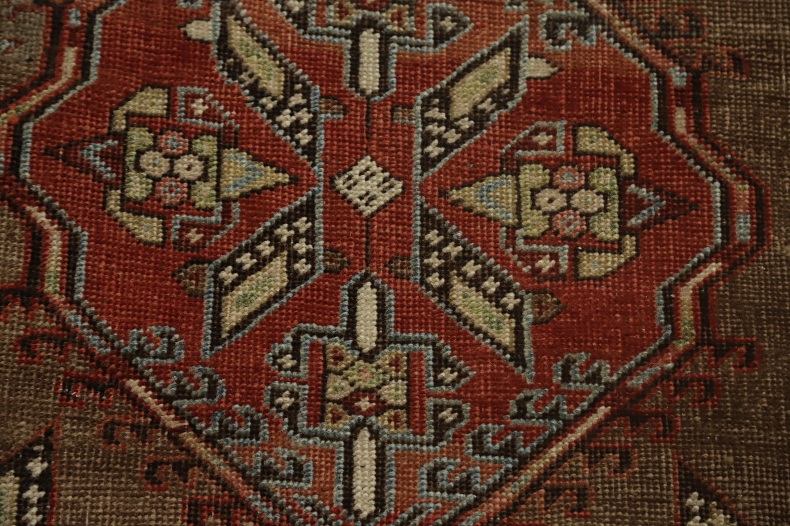 Antique Vegetable Dye Sarab Persian Runner Rug 2x14 - 7