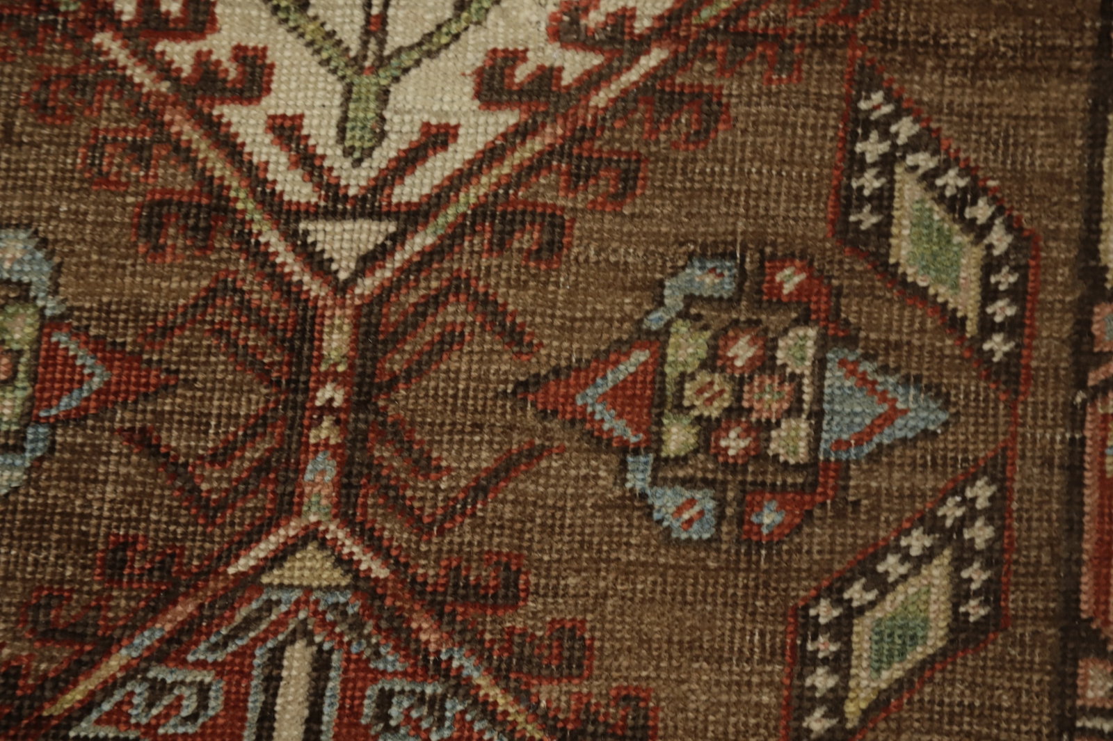 Antique Vegetable Dye Sarab Persian Runner Rug 2x14 - 8