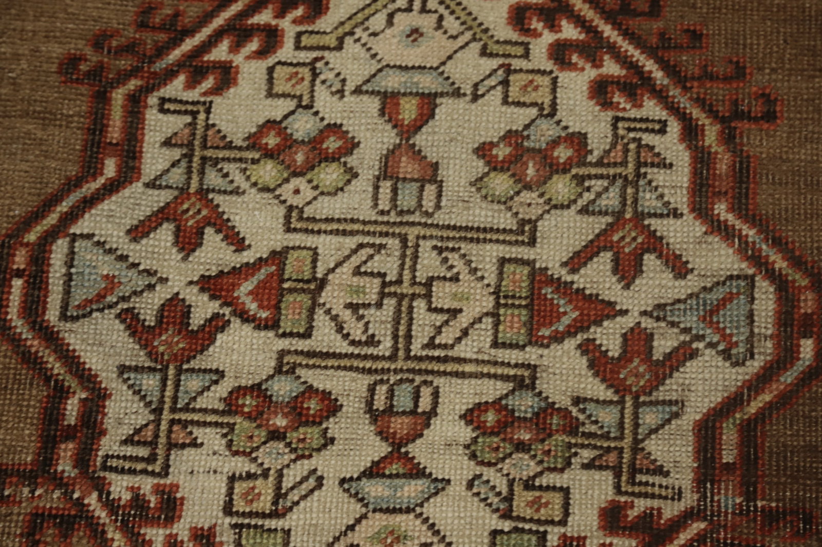 Antique Vegetable Dye Sarab Persian Runner Rug 2x14 - 9